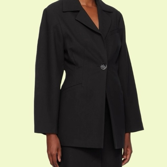 Ganni lapel blazer - Picture 1 of 6